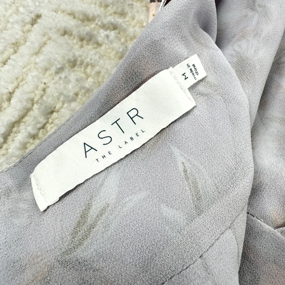 ASTR THE LABEL Floral Print Midi Dress Women's Medium Fairy Festival Boho Brunch - Picture 4 of 15